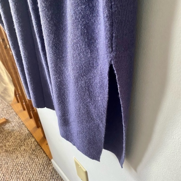 Y2K Vintage Wool-blend Freeport Studio Long Cardigan Women Medium Purple - Picture 6 of 9